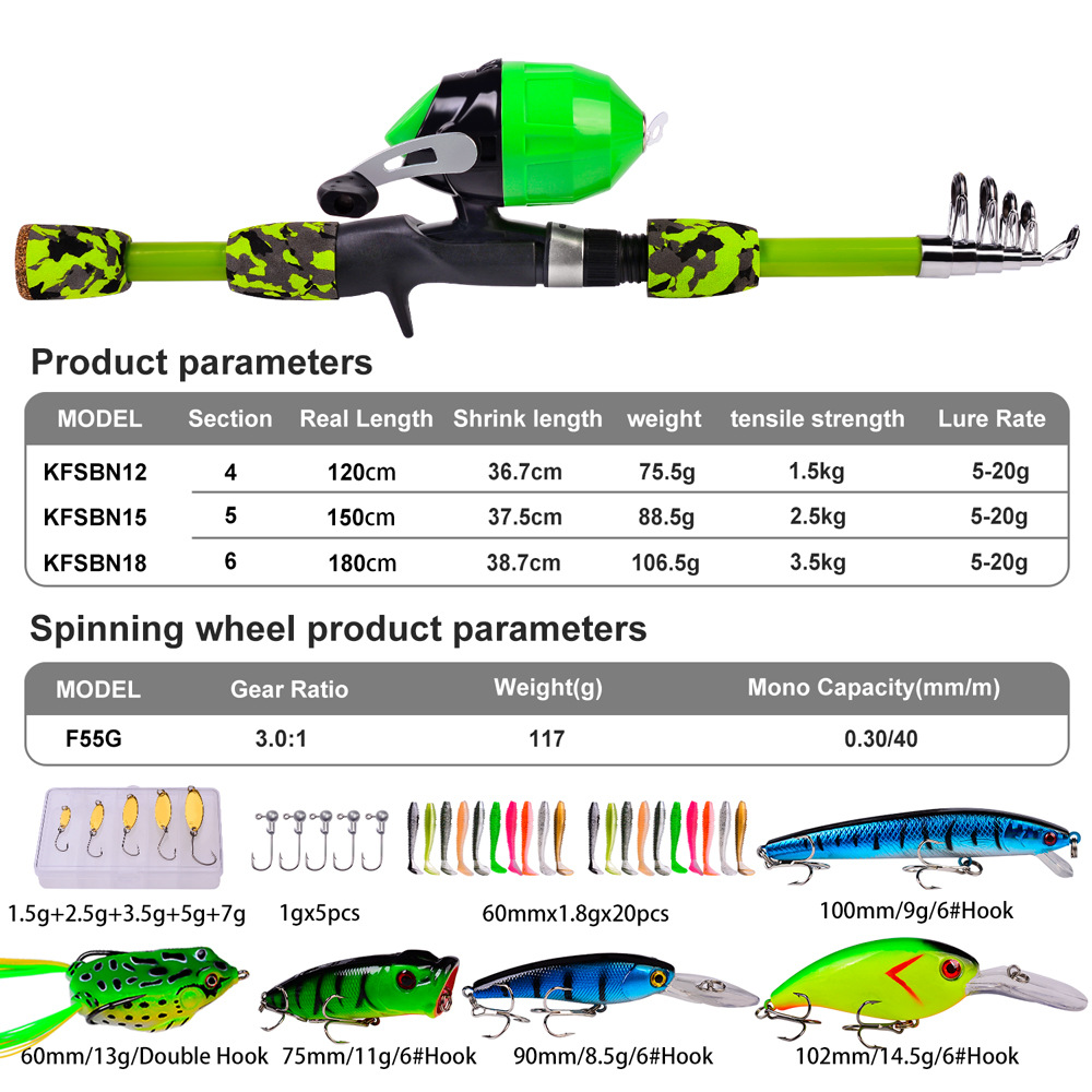 Reel Bag - Mini Sea Lure Rod Combo Color