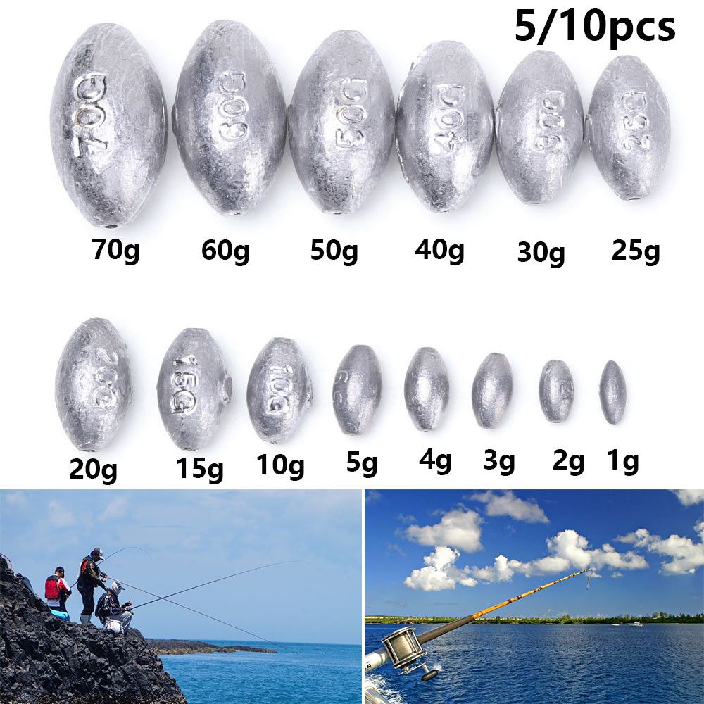 Baitcasting Reel - 5/10Pcs High Quality Line Sinkers Weights